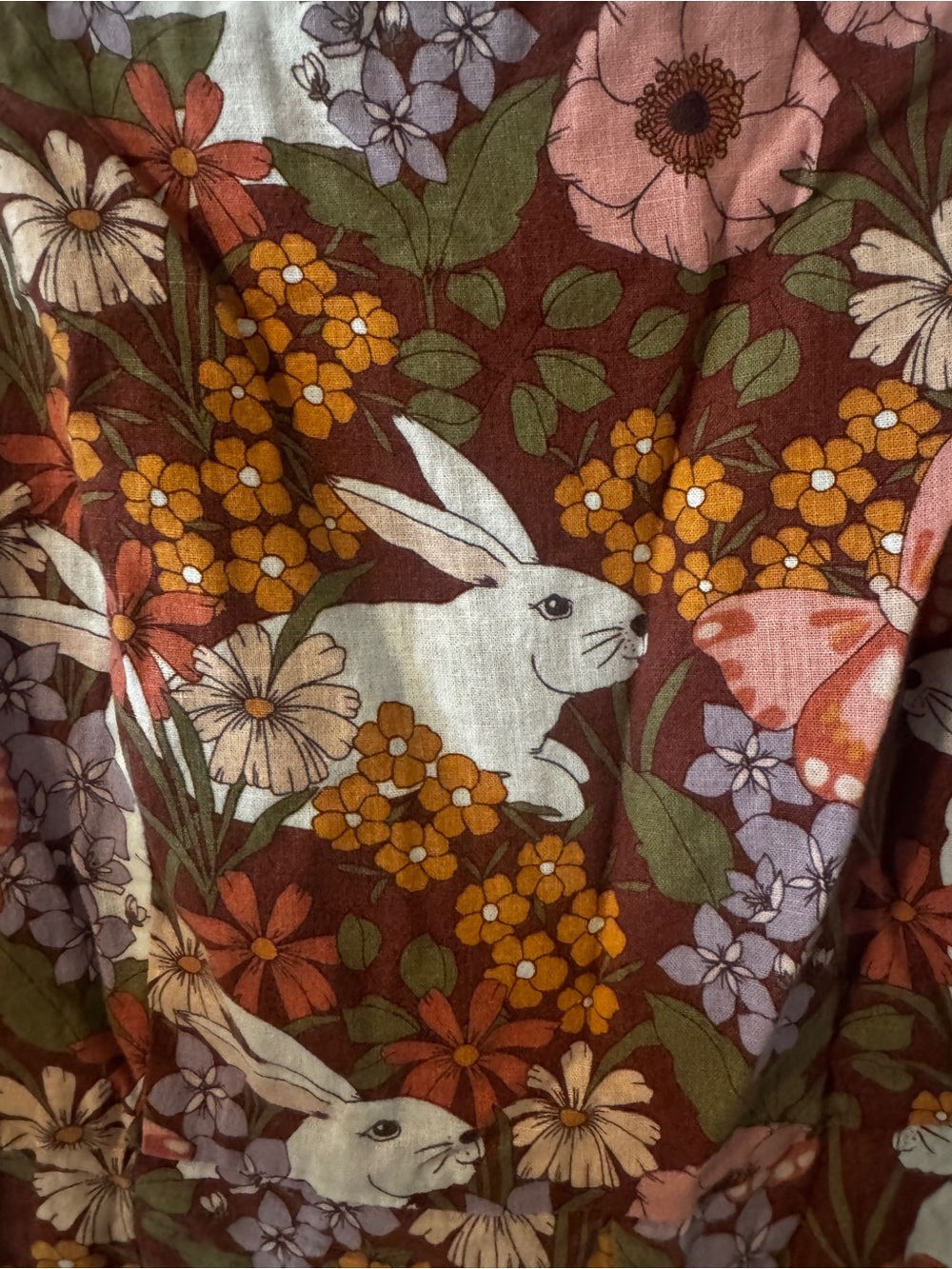 Floral Bunny Print Tie-Strap Jumpsuit — Princess Highway - Picture 2 of 3